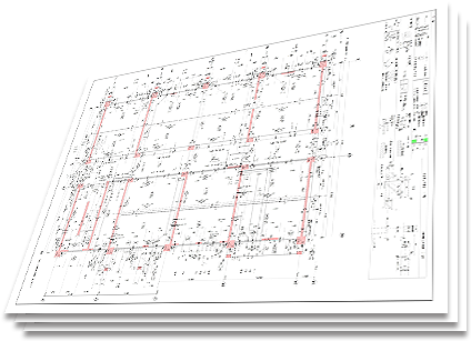 構造計算図面サンプルイメージ